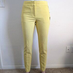 Loft Marisa Fit Tall Slim Pencil Pants, Women's Size 2 Tall, Soft Citron, NWT